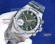 HBF replica audemars piguet royal oak chronograph green dial stainless steel watch (2)_th.jpg